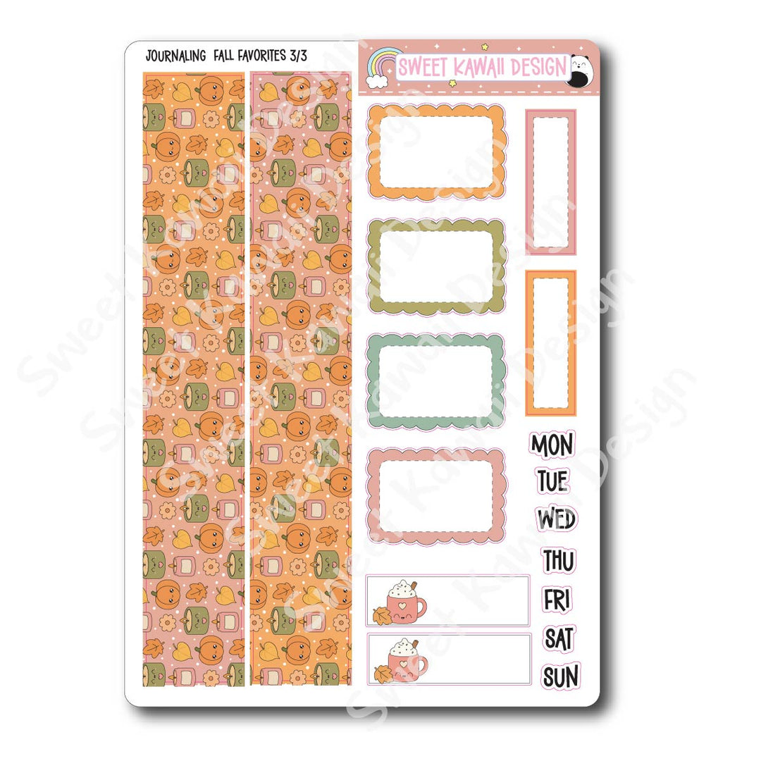 Journaling Kit - Fall Favorites