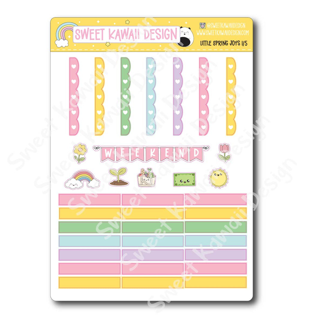 Weekly Kit - Little Spring Joys - SIZE OPTIONS AVAILABLE