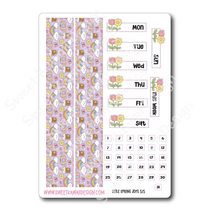 Weekly Kit - Little Spring Joys - SIZE OPTIONS AVAILABLE