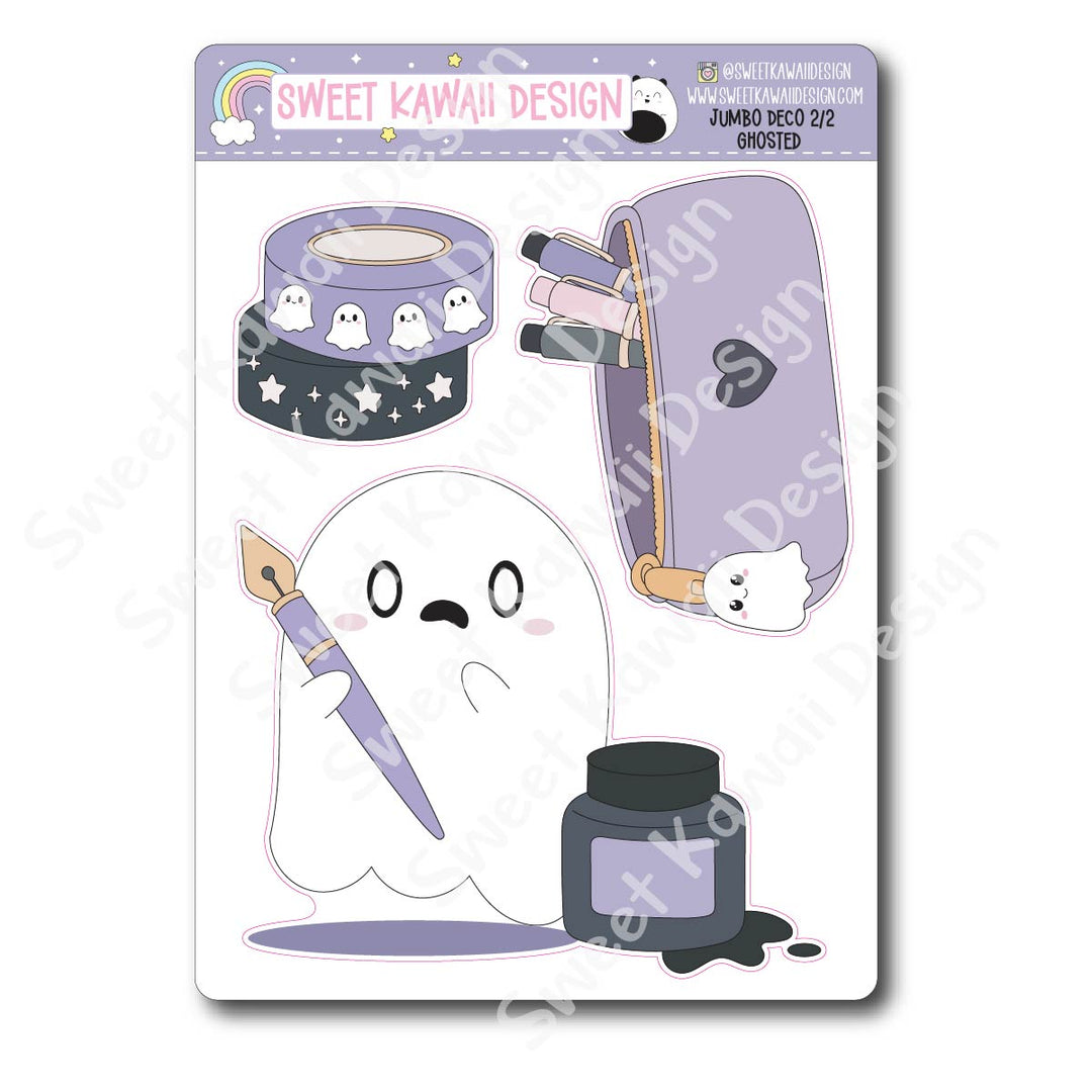 Kawaii Jumbo Deco Stickers - Ghoste