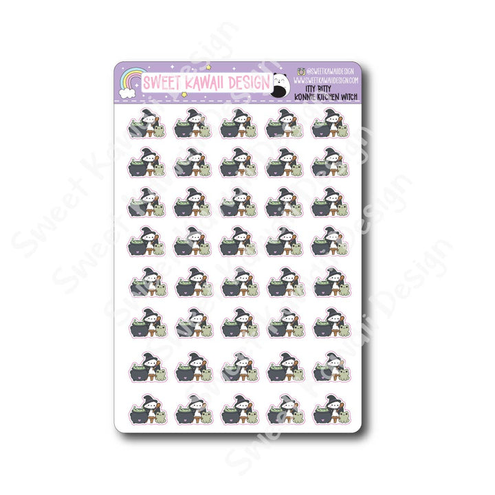 Kawaii Konnie Stickers - Kitchen Witch
