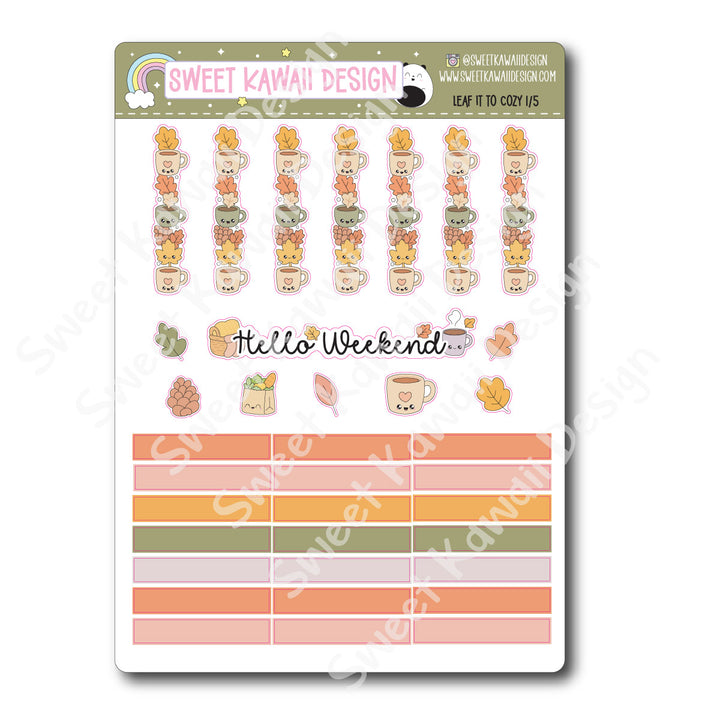 Weekly Kit - Leaf it to Cozy - SIZE OPTIONS AVAILABLE