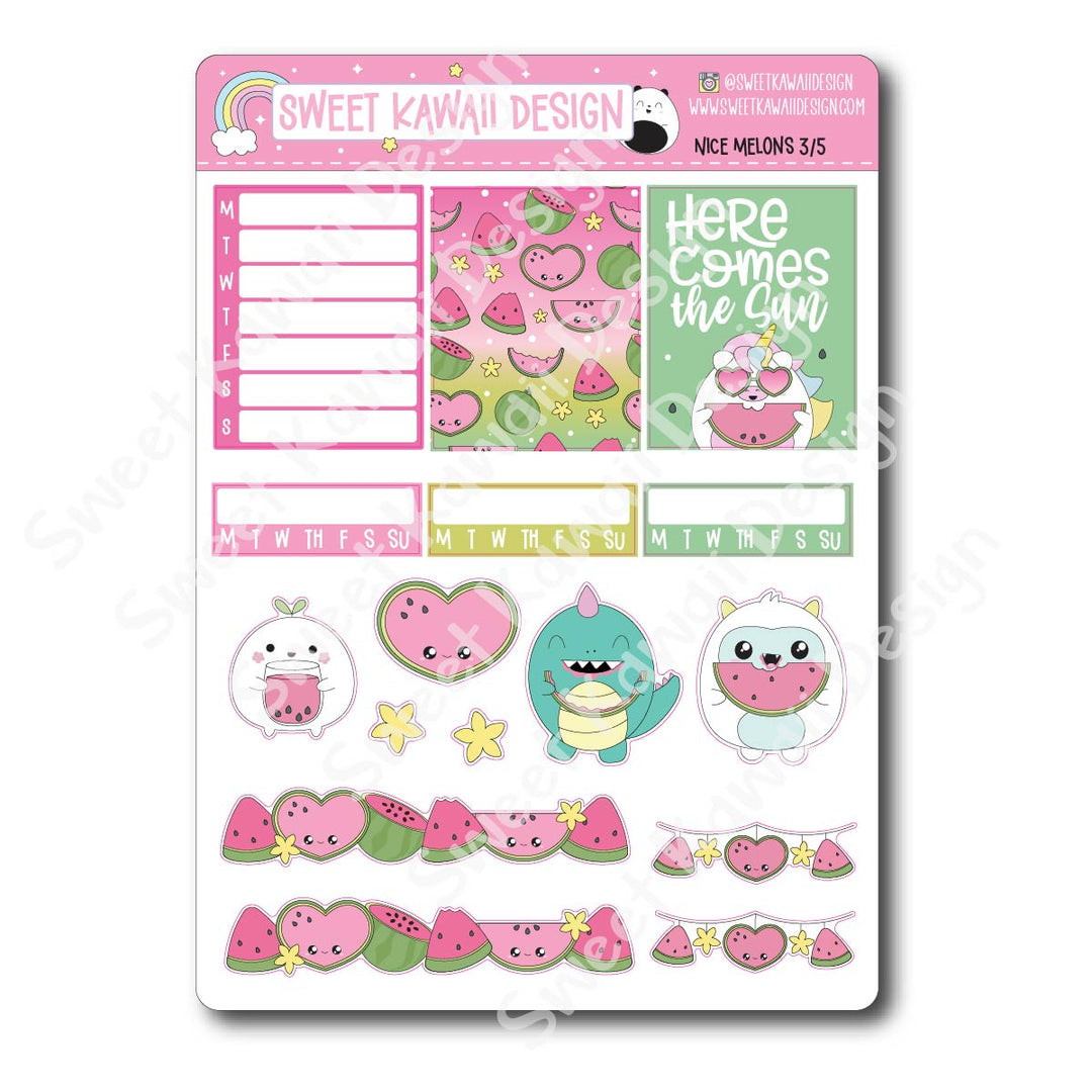 Weekly Kit -Nice Melons - SIZE OPTIONS AVAILABLE