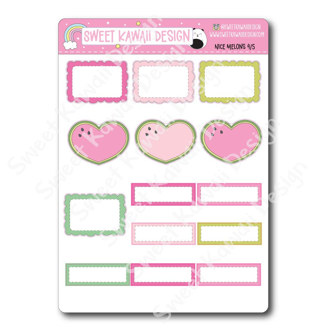 Weekly Kit -Nice Melons - SIZE OPTIONS AVAILABLE
