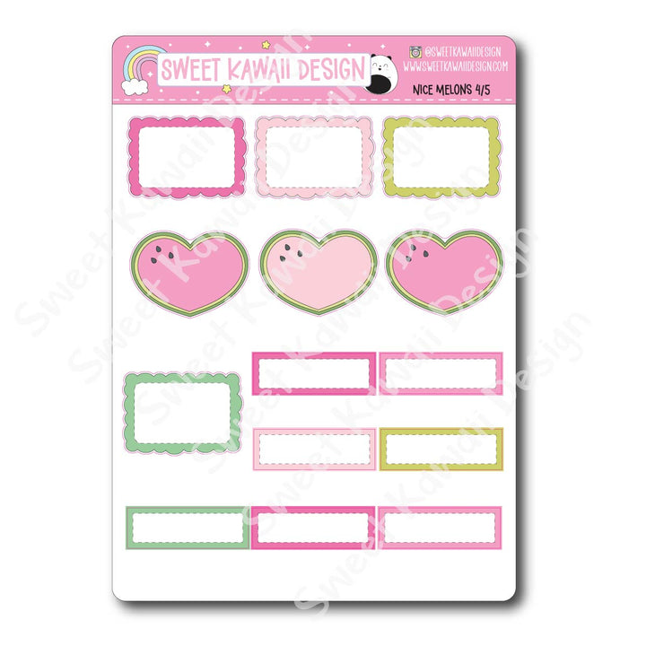 Weekly Kit -Nice Melons - SIZE OPTIONS AVAILABLE