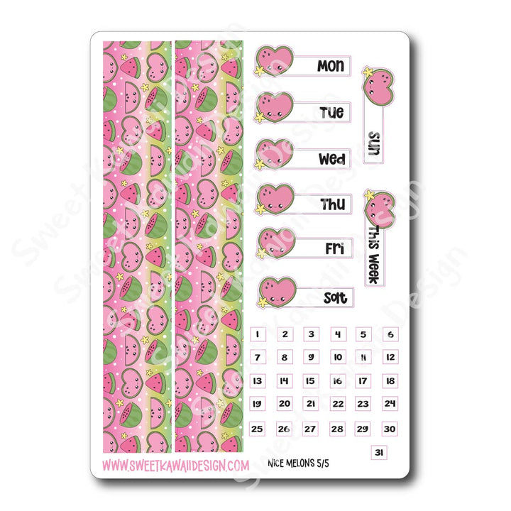 Weekly Kit -Nice Melons - SIZE OPTIONS AVAILABLE