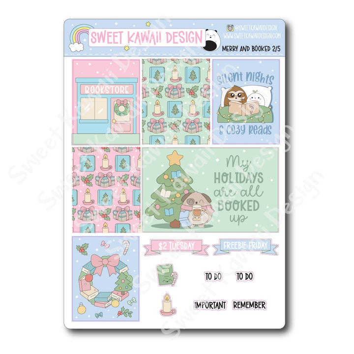 Weekly Kit - Merry and Booked - SIZE OPTIONS AVAILABLE