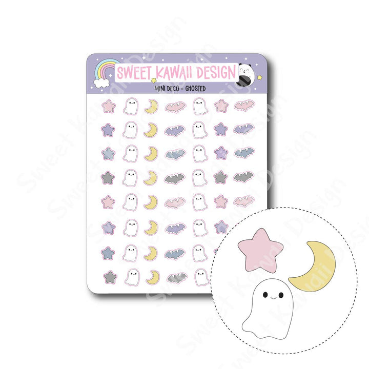 Kawaii Mini Deco Stickers - Ghoste