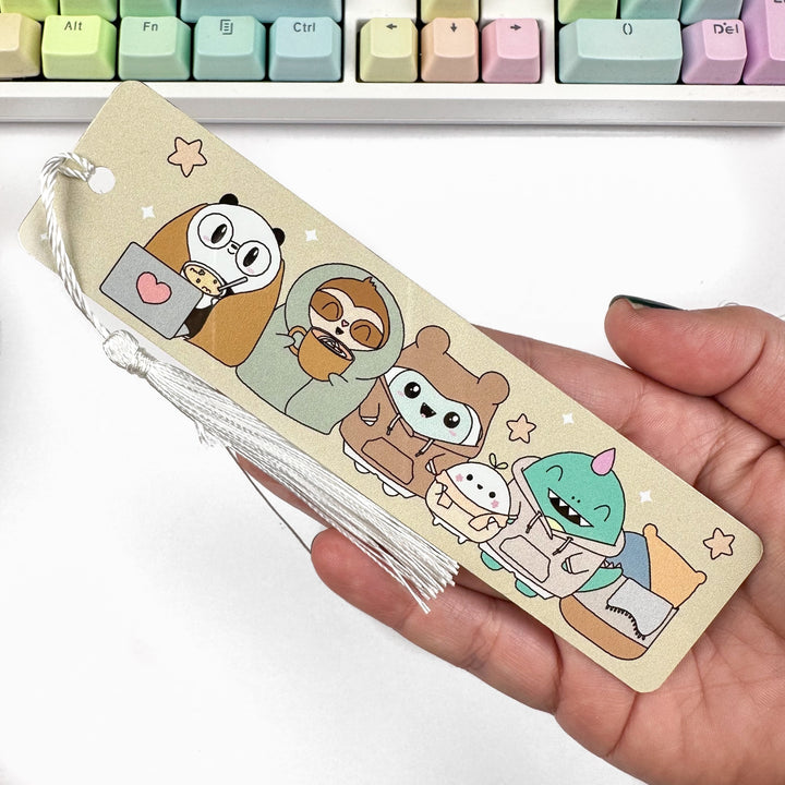 Metal Bookmark - Cozy Critters