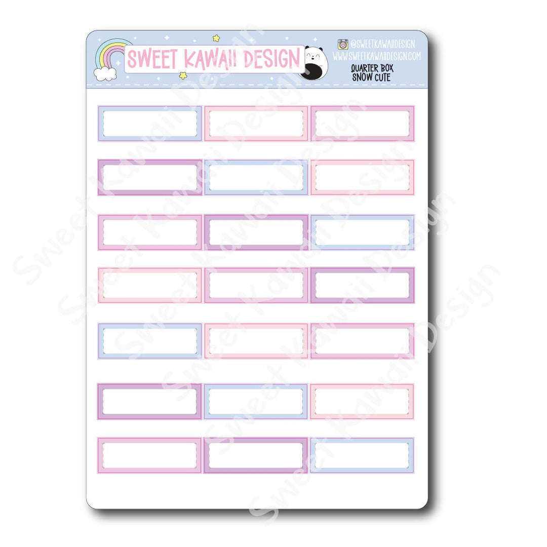 Two Dollar Basics - Snow Cute - Options Available