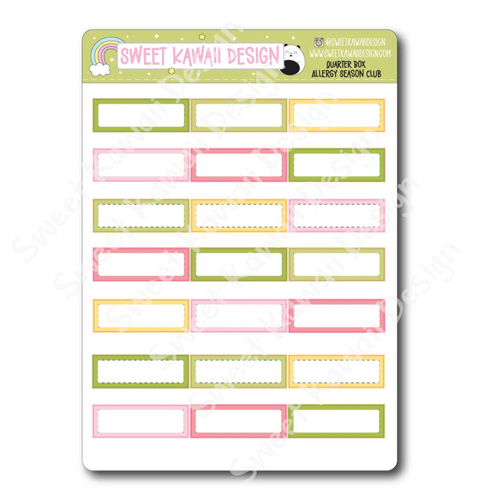 Two Dollar Basics - Allergy Season Club - Options Available