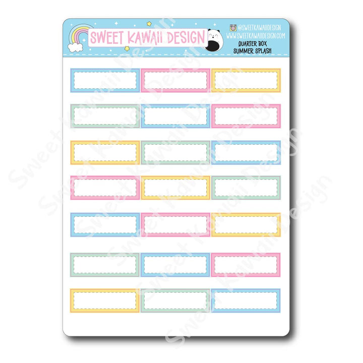 Two Dollar Basics - Summer Splash - Options Available