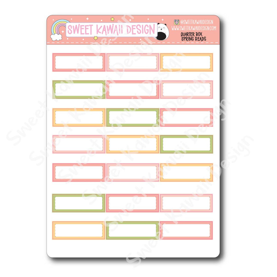 Two Dollar Basics - Spring Reads - Options Available