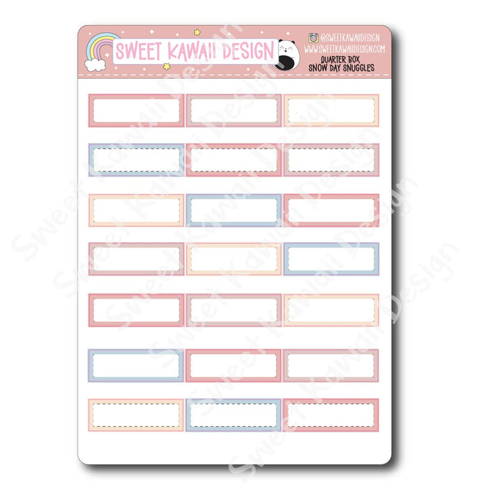 Two Dollar Basics - Snow Day Snuggles - Options Available