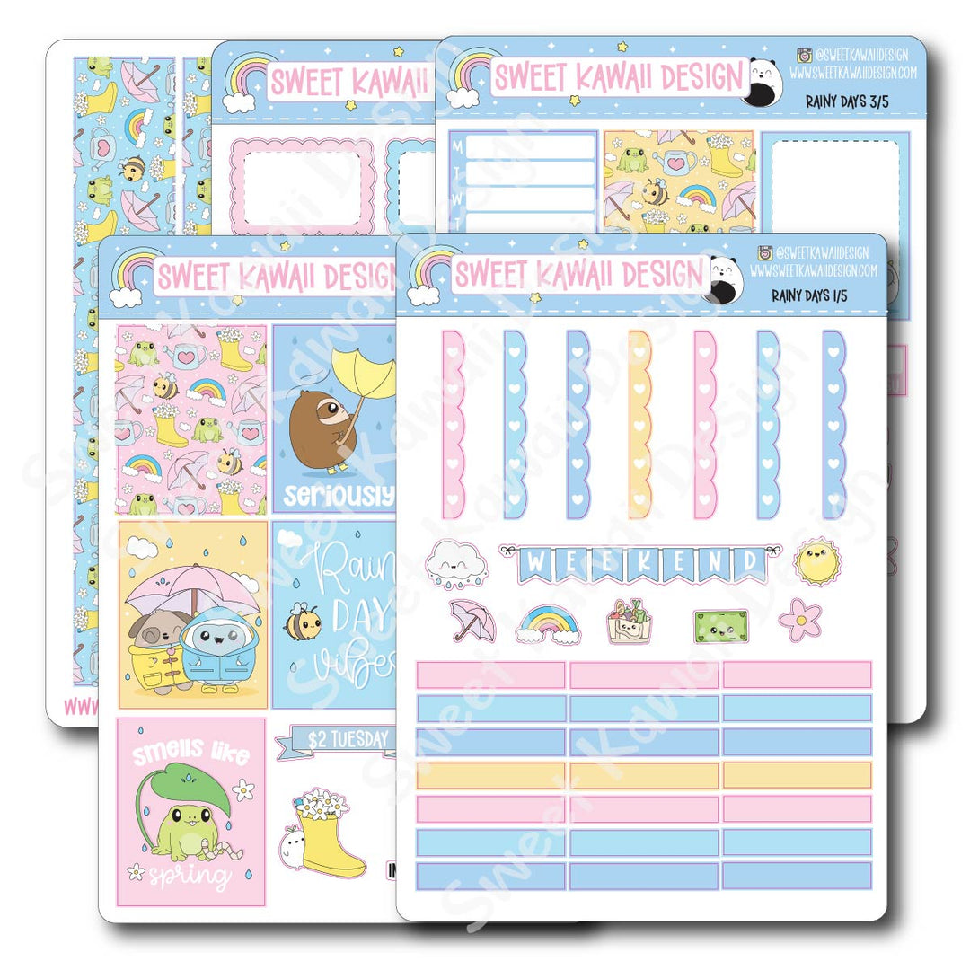 Weekly Kit - Rainy Days - SIZE OPTIONS AVAILABLE