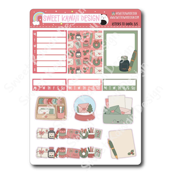 Weekly Kit - Letters to Santa - SIZE OPTIONS AVAILABLE
