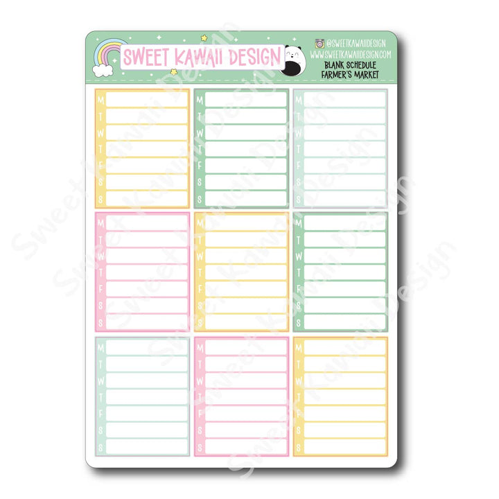 Two Dollar Basics - Farmer's Market - Options Available