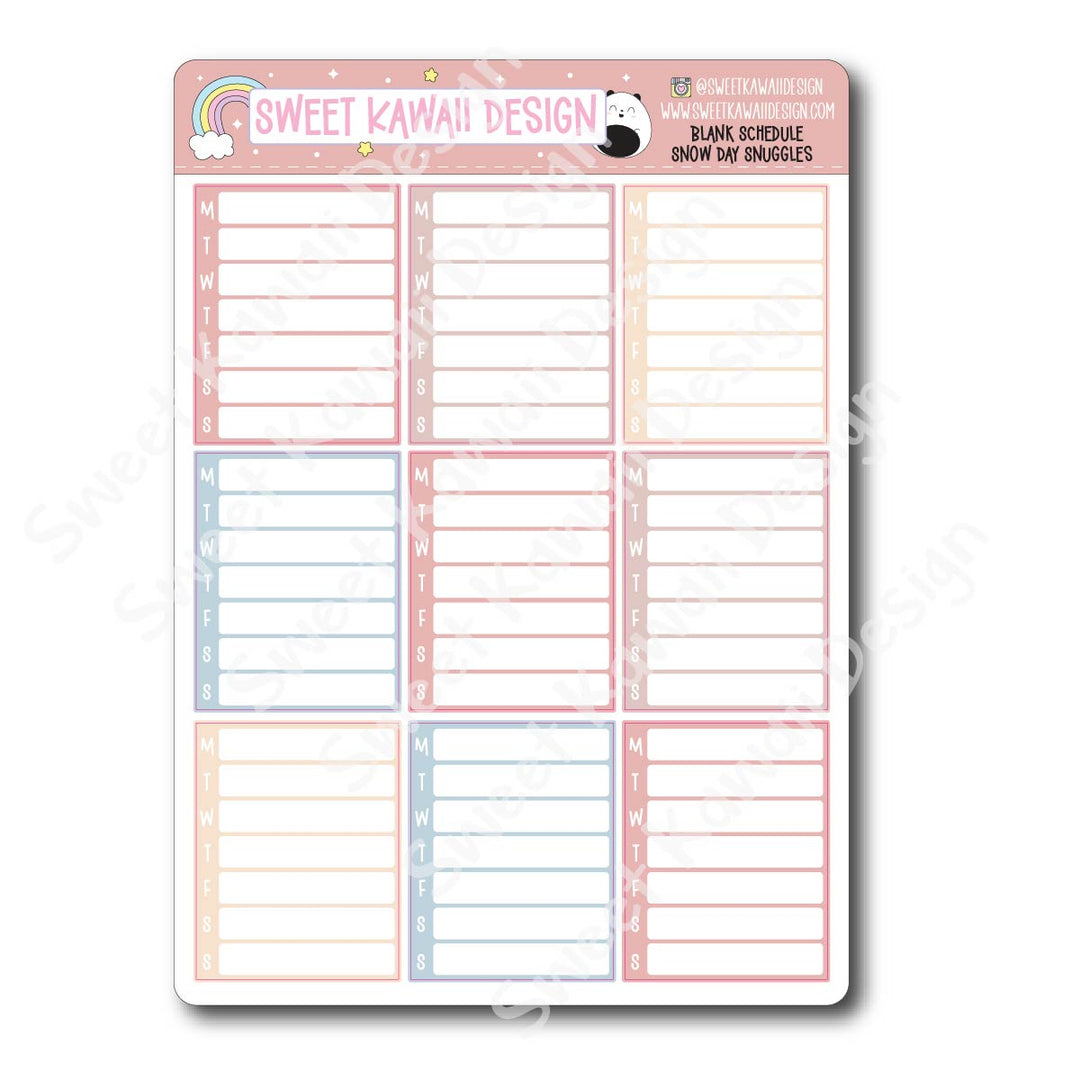 Two Dollar Basics - Snow Day Snuggles - Options Available