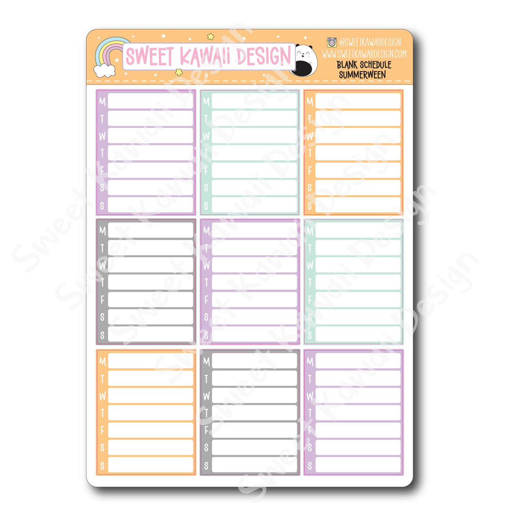 Two Dollar Basics - Summerween - Options Available