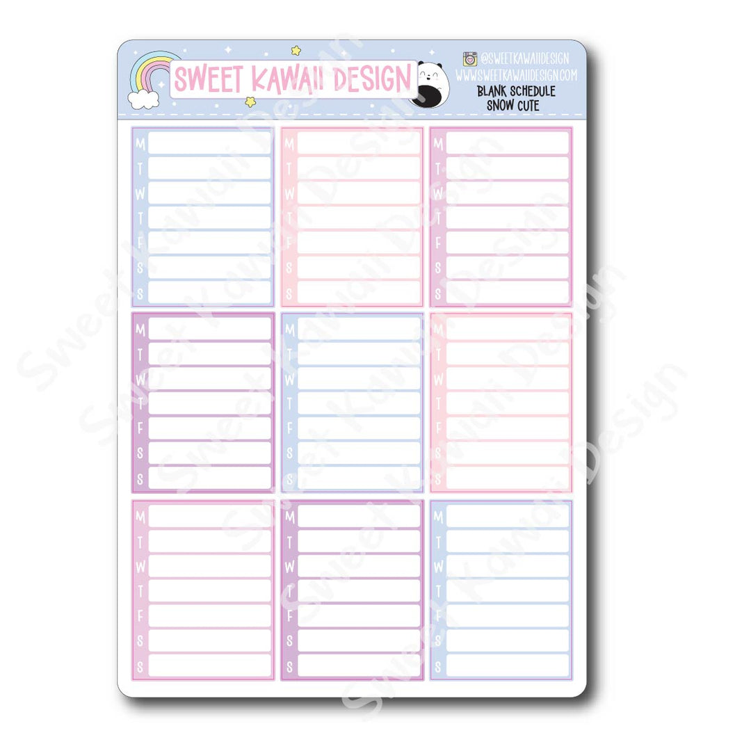 Two Dollar Basics - Snow Cute - Options Available