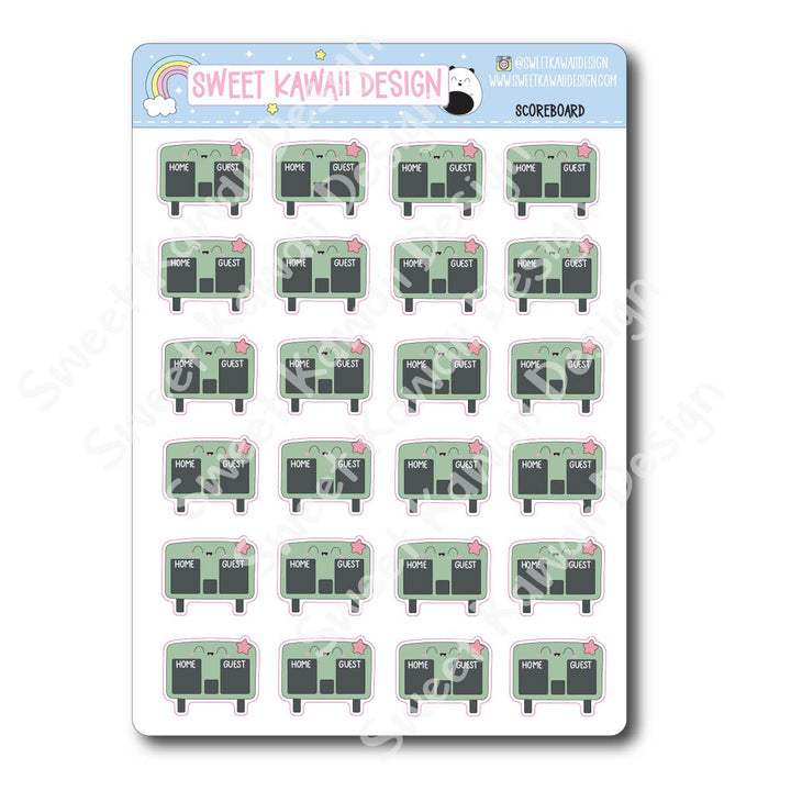 Kawaii Scoreboard Stickers