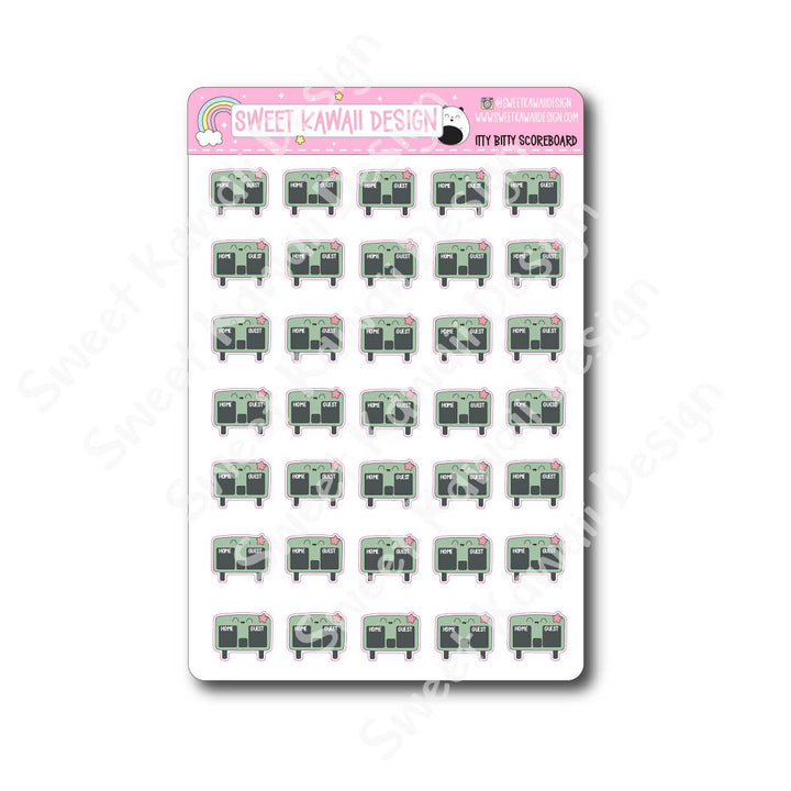Kawaii Scoreboard Stickers