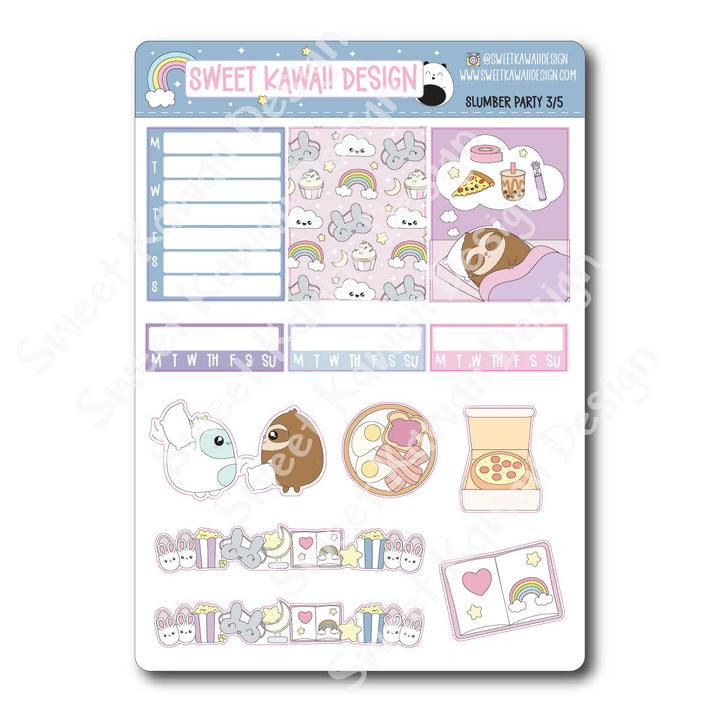 Weekly Kit - Slumber Party - SIZE OPTIONS AVAILABLE