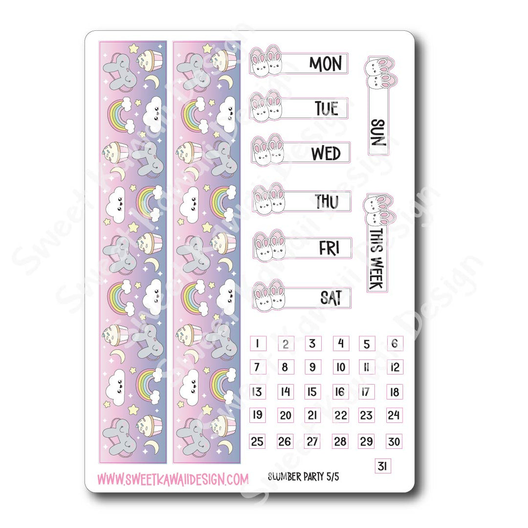 Weekly Kit - Slumber Party - SIZE OPTIONS AVAILABLE