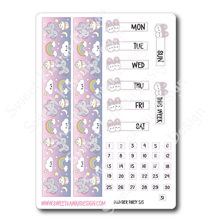 Weekly Kit - Slumber Party - SIZE OPTIONS AVAILABLE