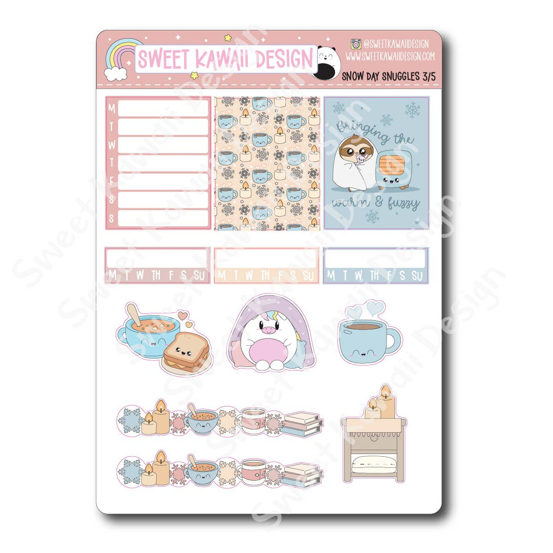Weekly Kit - Snow Day Snuggles - SIZE OPTIONS AVAILABLE