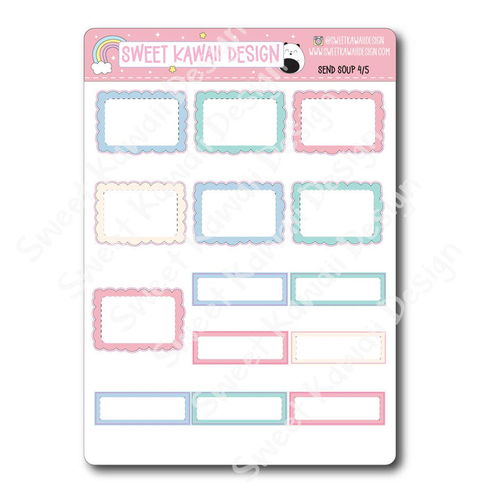 Weekly Kit - Send Soup - SIZE OPTIONS AVAILABLE