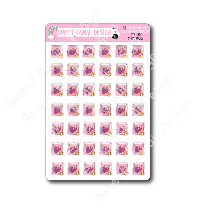 Kawaii Spicy Books Stickers