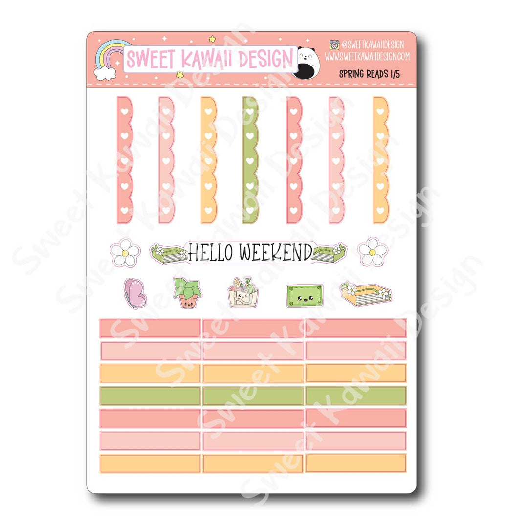 Weekly Kit - Spring Reads - SIZE OPTIONS AVAILABLE