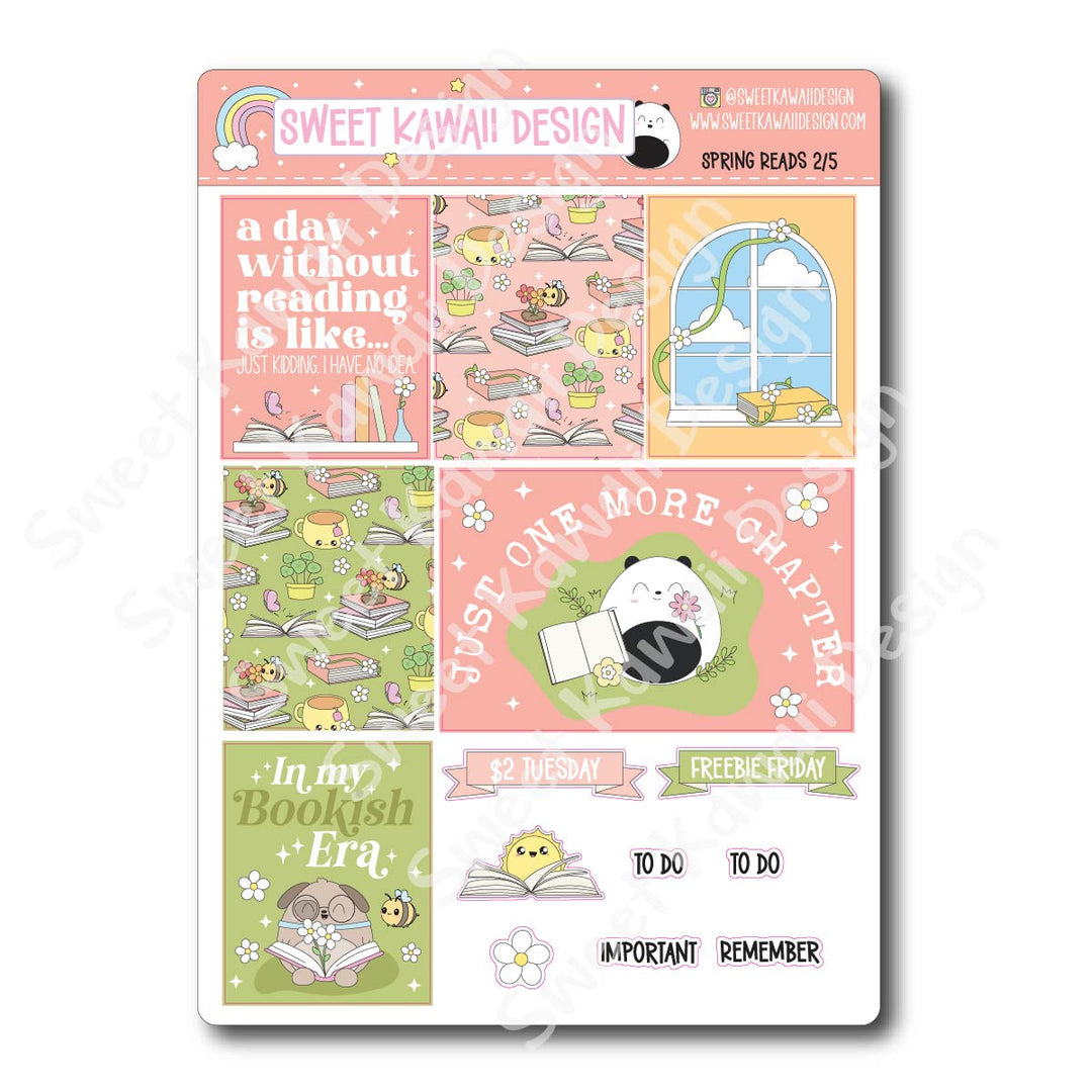 Weekly Kit - Spring Reads - SIZE OPTIONS AVAILABLE