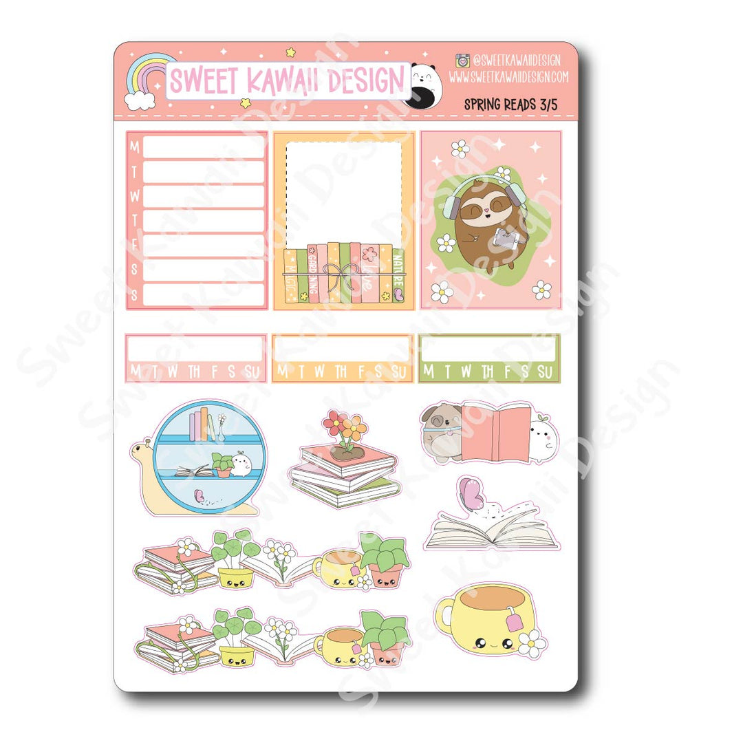 Weekly Kit - Spring Reads - SIZE OPTIONS AVAILABLE