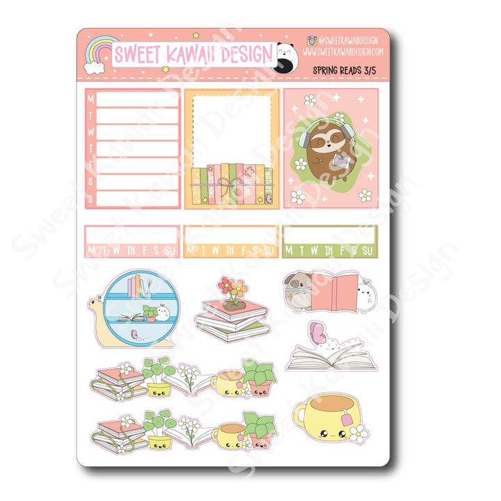 Weekly Kit - Spring Reads - SIZE OPTIONS AVAILABLE