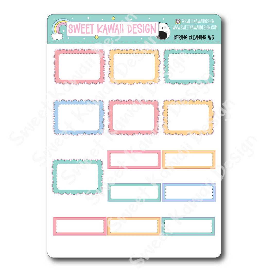 Weekly Kit - Spring Cleaning - SIZE OPTIONS AVAILABLE