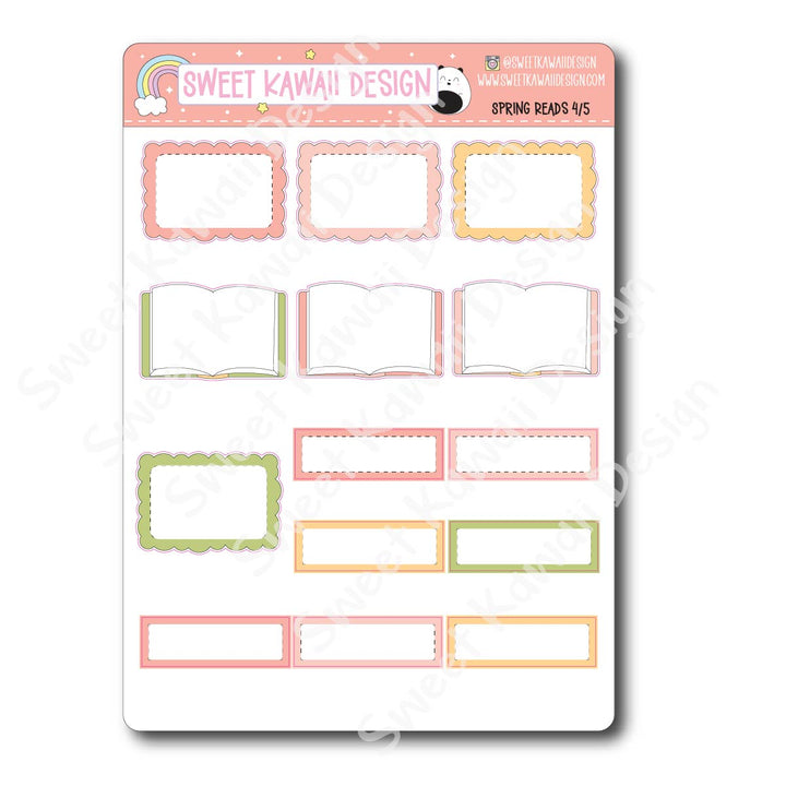 Weekly Kit - Spring Reads - SIZE OPTIONS AVAILABLE