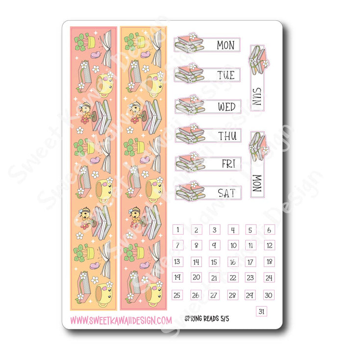 Weekly Kit - Spring Reads - SIZE OPTIONS AVAILABLE