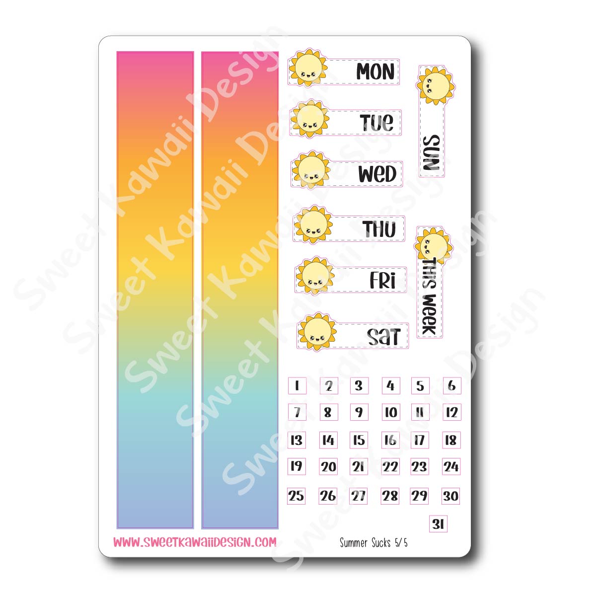 Weekly Kit  - Summer Sucks