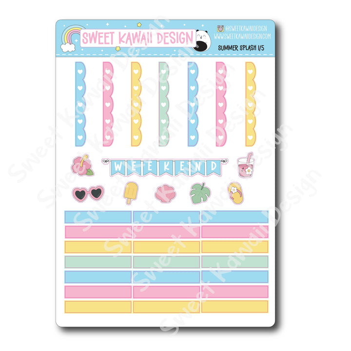 Weekly Kit - Summer Splash - SIZE OPTIONS AVAILABLE