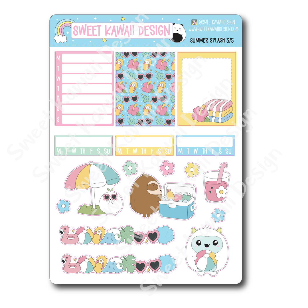 Weekly Kit - Summer Splash - SIZE OPTIONS AVAILABLE