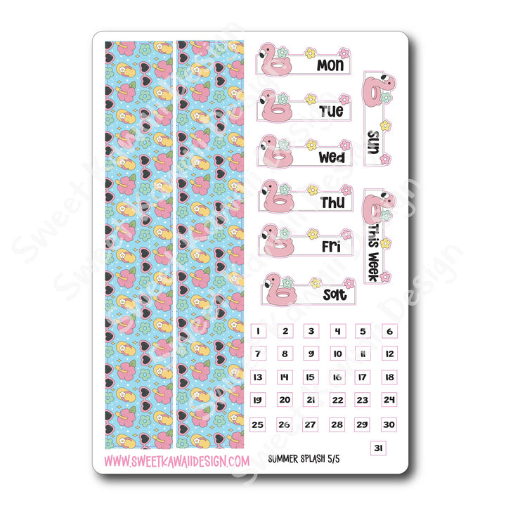 Weekly Kit - Summer Splash - SIZE OPTIONS AVAILABLE