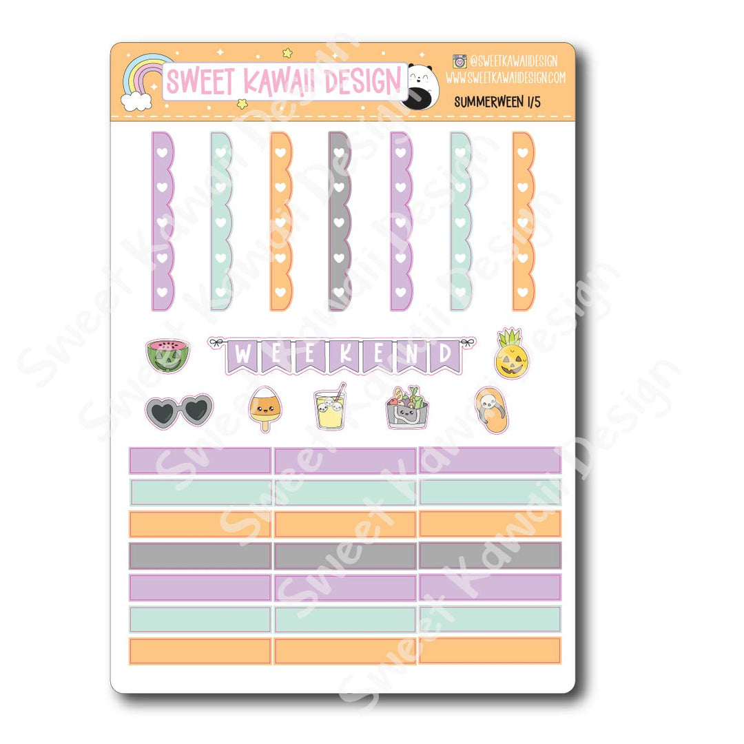Weekly Kit - Summerween - SIZE OPTIONS AVAILABLE