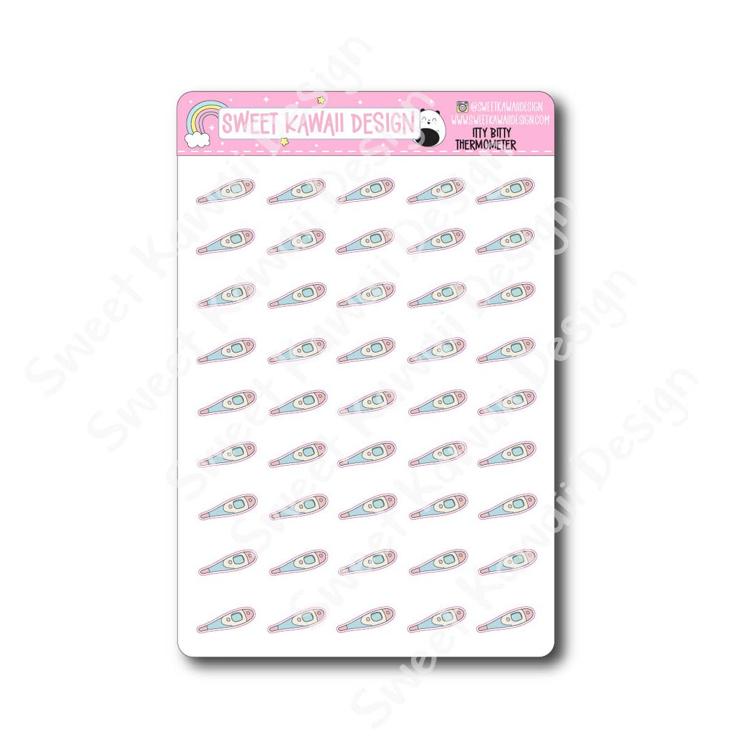 Kawaii Thermometer Stickers