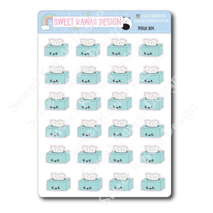 Kawaii Tissue Box Stickers