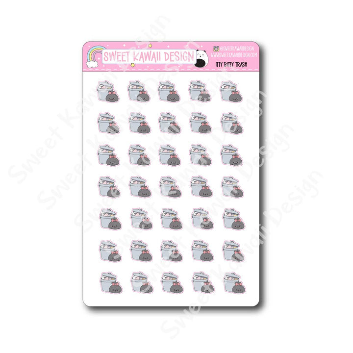Kawaii Trash Stickers