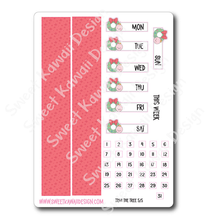 Weekly Kit - Trim the Tree - SIZE OPTIONS AVAILABLE