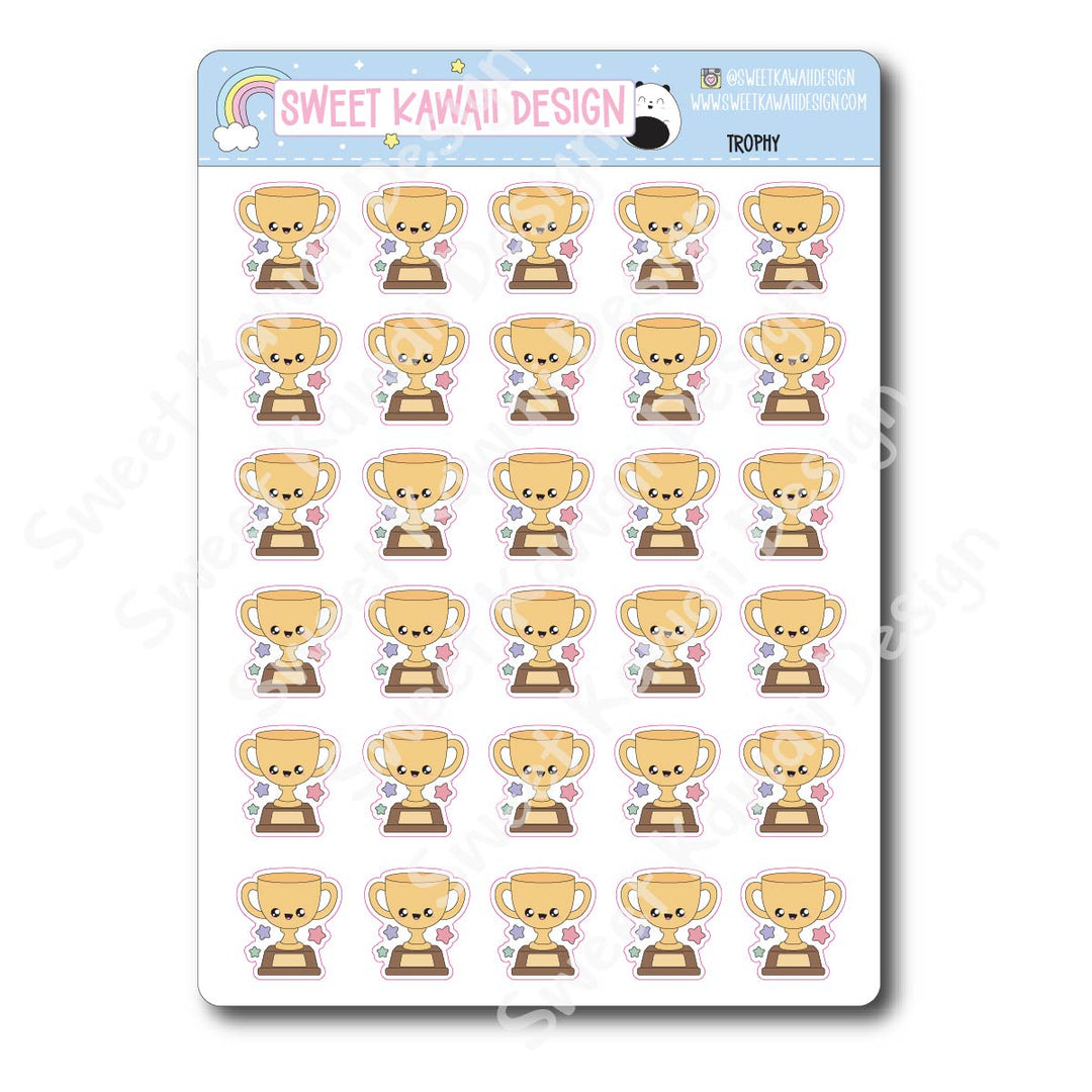 Kawaii Trophy Stickers