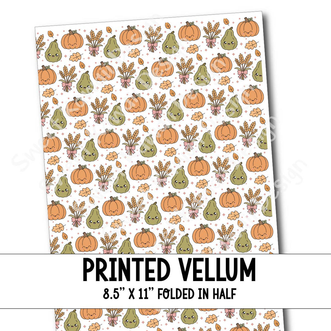 Printed Vellum - Take Me To The Patch